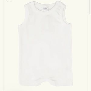 Bizz x Siss Logan Playsuit, Baby Ribbed White Romper 0-3 months NWOT